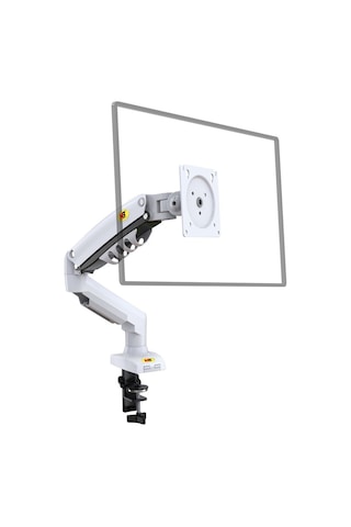 Nb North Bayou F80 17"-30" Amortisörlü 2-9 KG Monitör Standı Beyaz