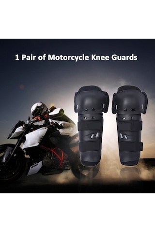 Wezone "motor Yarışı Dizlikleri - Nefes Alabilir Pe Kabuklu, Çift Kayışlı Diz Koruyucu" Çok Renkli