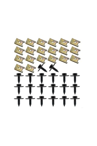 Fobz Metal Klipsli Araç Sabitleme Vidaları 40'lı Set 391712915