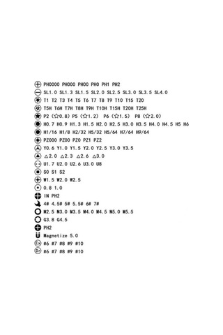 Pazly Tornavida Seti Suntek Onarım Mavi Kiti Cep Alet 138 1 Adet