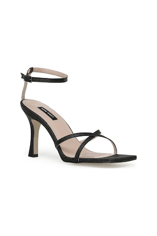 Nine West Neyyas 3fx Siyah Kadın Topuklu Sandalet Siyah