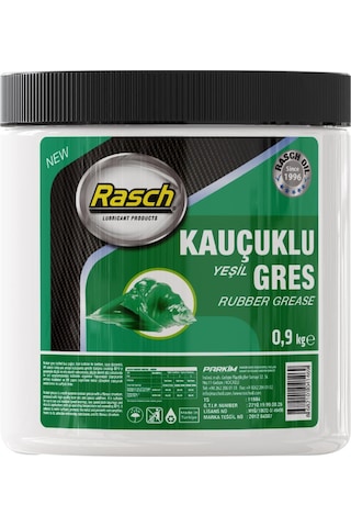 Rasch Kauçuklu Katı Gres Yağı Yeşil 0.9 KG