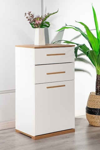 Eva Şifonyer 2 Çekmeceli - Beyaz