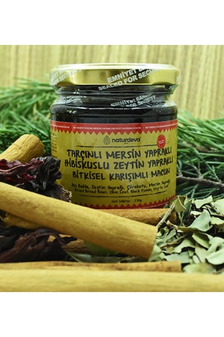 Tarçınlı Mersin Yapraklı Zeytin Yapraklı Bitkisel Karışım 230 Gr