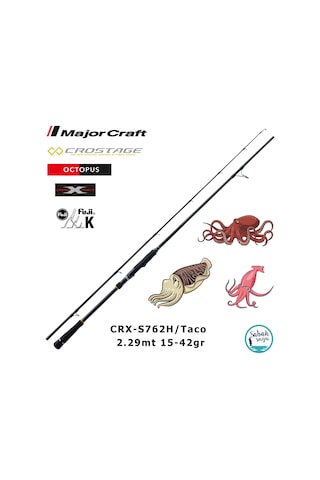 Major Craft Crostage Crx-s762h/taco 2.29mt 15-42gr 2p Spin Kamış