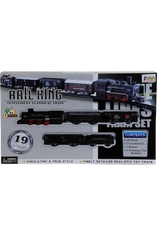 Kutulu Pilli 19 Parça Tren Set - 08032-TL06/TL07