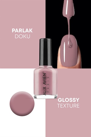 Alix Avien Nude Pembe Oje 82 Yüksek Pigmentli Uzun Süreli Kalıcılık Hızlı Kuruma Nail Lacquer 82