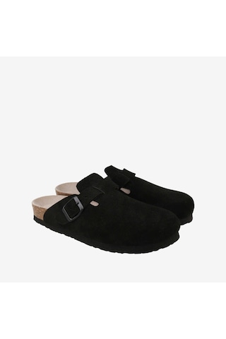 Terlik Erkek G106582 Genuins Rıva Velour Black siyah