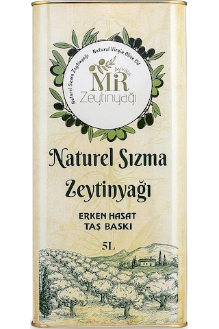 Mr Ilk Hasat Soğuk Sıkım Naturel Sızma Zeytinyağı 5 L