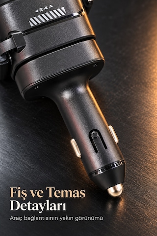 Type C Ve Lightning Uçlu Çakmaklık Telefon Şarj Adaptörü Diğer