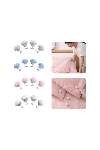 Yorgan,nevresim, Sabitleyici 4adet -gri