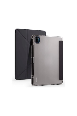 Xiaomi Uyumlu Mi Pad 5 / 5 Pro Kılıf Kalem Bölmeli Trifolding Case