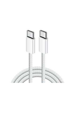 Fitplus Ip16k Type-c To Type-c 1mt 60w Örgü Tasarım Hızlı Şarj Kablosu -