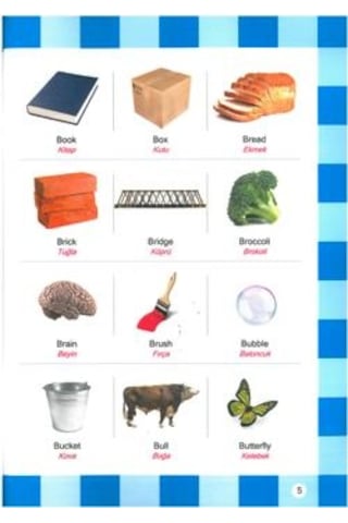 Resimli İngilizce Türkçe Sözlük