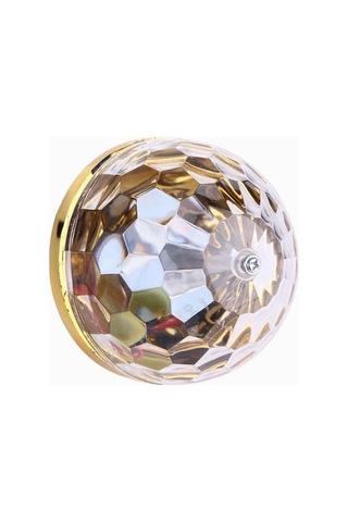 Besthome1 E27 6w Rgb Led Kristal Top Işığı, Parti, Dj, Noel İçin 360 Renkli Aydınlatma