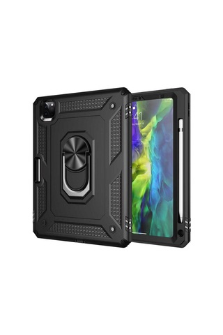 İpad Pro 11 2020 2.nesil - Uyumlu Uyumlu Sbt Tablet Vega Kapak-siyah Arka Kapak