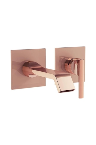 VitrA A4278229 Suit Sıva Üstü Grubu Ankastre Lavabo Bataryası Soft Bakır