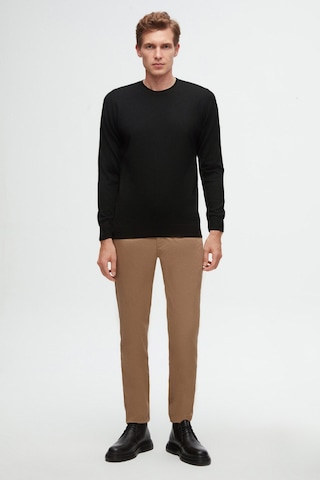Twn Slim Fit Koyu Bej Armürlü Chino Pantolon 5ecc3s208232m Bej