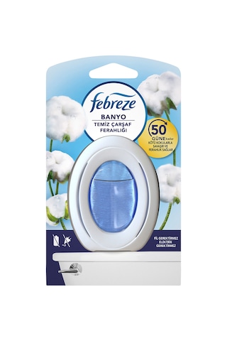 Febreze Hava Ferahlatıcı Banyo Kokusu Temiz Çarşaf Ferahlığı 7.5 ML