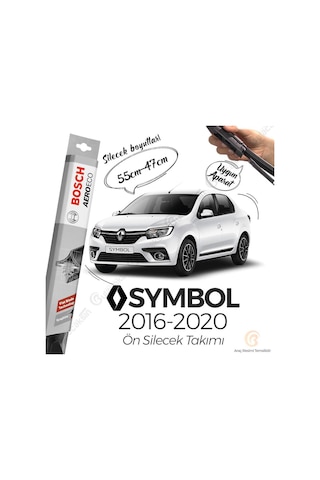 Renault Symbol Muz Silecek Takımı 2016-2020 Bosch Aeroeco