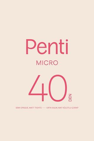 Penti MİKRO 40 KÜLOTLU ÇORAP