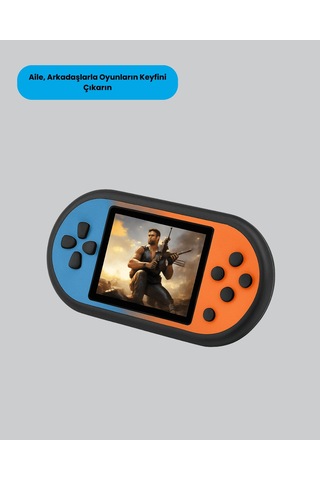 Mini Oyun Konsolu, 520 Oyunlu Hd Lcd Ekranlı