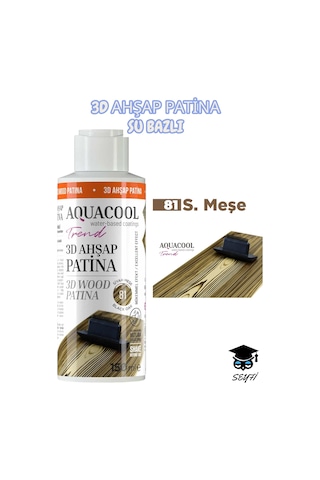 3d Ahşap Patina Su Bazlı 0000 Naturel