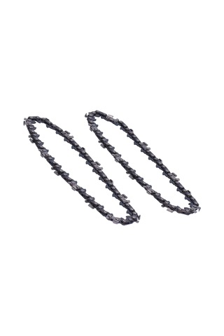 Ximistore9 4 İnç Mini Motorlu Testere İçin 2 Adet Değişim Zinciri - Isı İşlemeli Yarı Kesici, Pürüzsüz Kesim, Uzun Ömürlü Alyuminyum Çelik