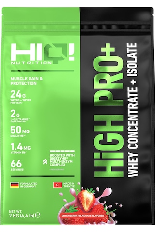 Hıq High Pro+ 2 Kg Strawberry Mılkshake Flavored