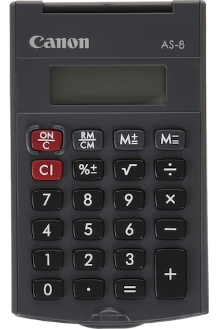Canon AS-8 Cep Tipi 8 Hane Hesap Makinesi