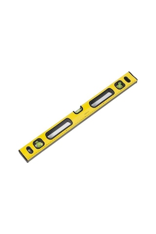 Leezsing 60 Cm Alüminyum Ağır Duty Seviye Cihazı, Güçlü Mıknatıslı, Yüksek Hassasiyetli Ölçüm Aracı, Sarı Renk