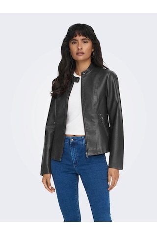 Only Onlnewmelısa Faux Leather Jacket Cc Otw Siyah 001