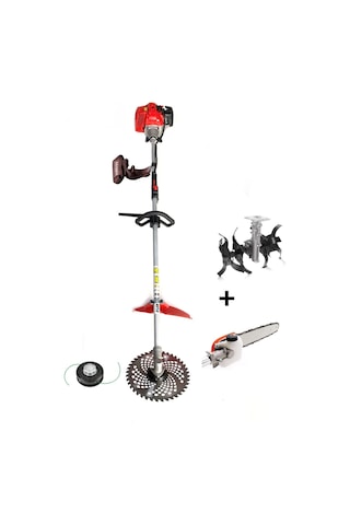 Silen C-52 3.2 KW 4.6 HP Yan Tırpan + Dal Testere + Akrep Çapa Makinesi