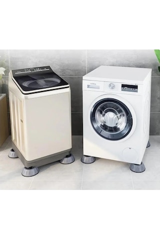 Çamaşır Makinesi Titreşim Engelleyici Stoper Gri 4 Lü Set 5047 Çok Renkli