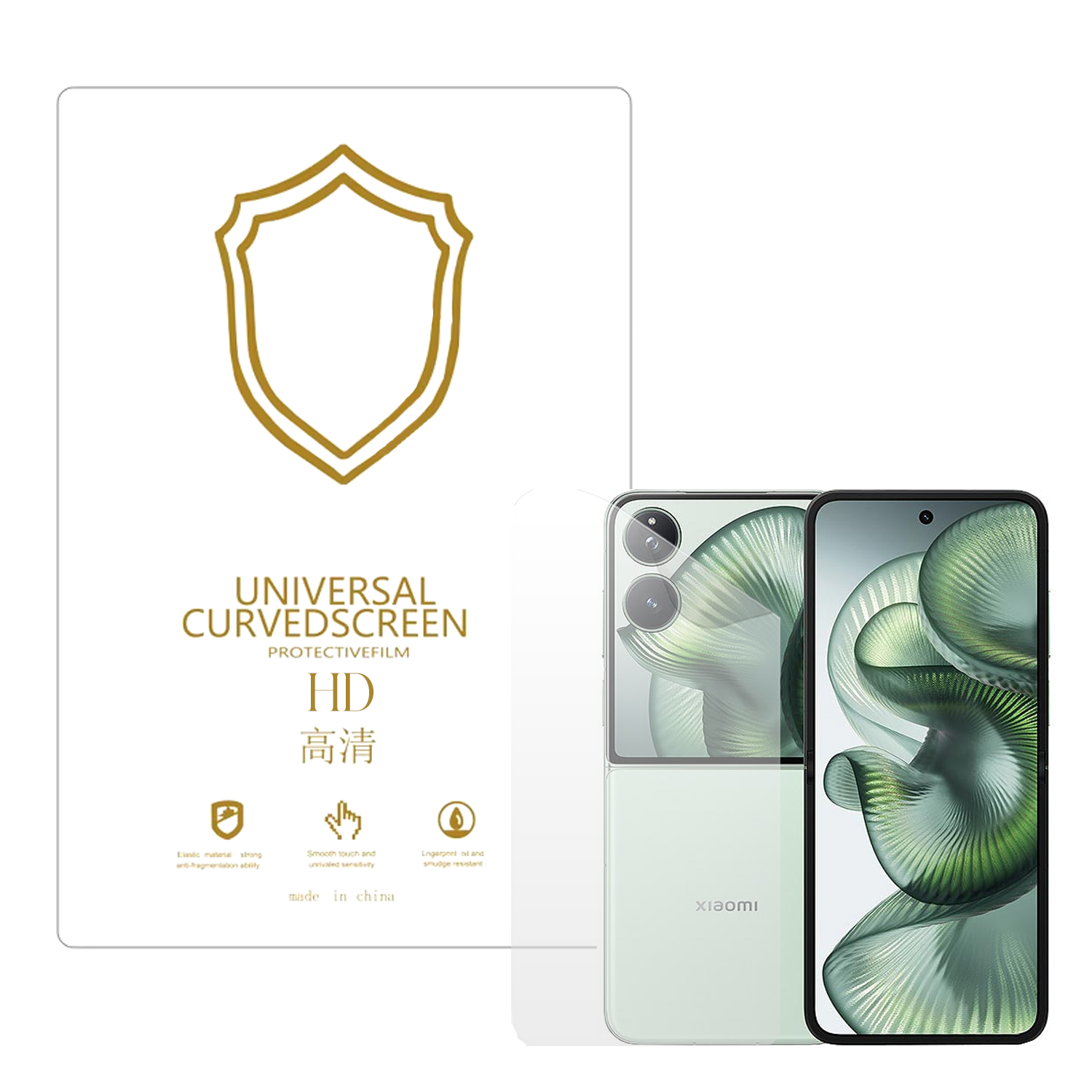 Microcase Xiaomi Mix Flip 2 İle Uyumlu Full Tpu Nano Arka Ekran Koruma Filmi - Ekm102