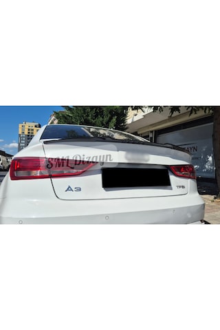 Audi A3 Sedan Yarasa Spoiler Spoyler 2013-2020 Parlak Siyah