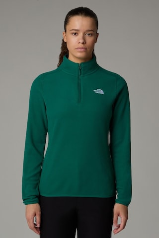 The North Face Kadın 100 Glacier 1/4 Zip Polar Yeşil 001