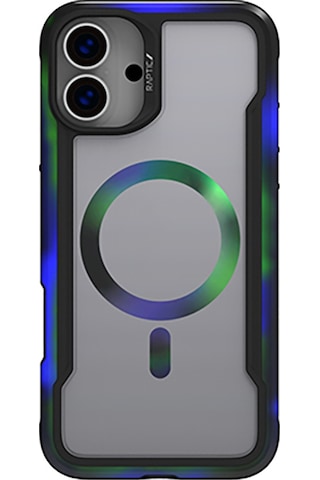 Apple iPhone 16 Pro Kılıf Magsafe Uyumlu Airbagli Raptic Shield 2.0 Serisi Şeffaf Arka Yüzey Kapak Siyah