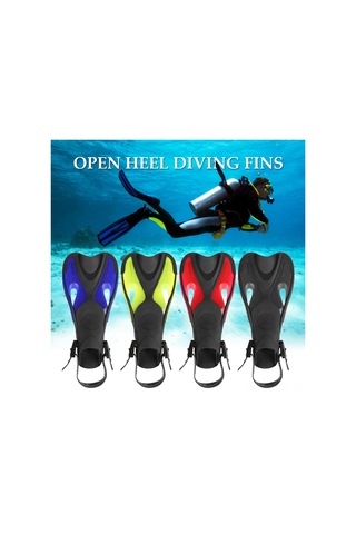 Neevoyu Çocuklar İçin Mavi Su Altı Yüzükleri - Ayarlanabilir Kayışlı, Suyu Boşaltan Delikli, Esnek Tpr Malzeme S/m Numara Mavi