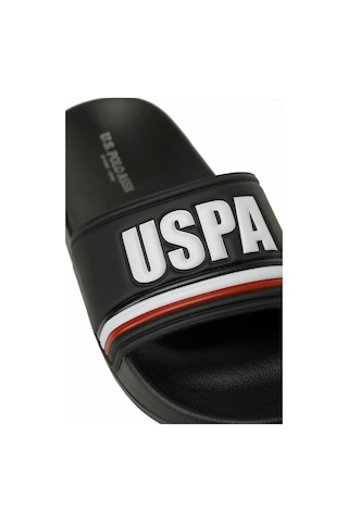 U.s. Polo Assn. Alvega Erkek Deniz Plaj Havuz Terliği Siyah