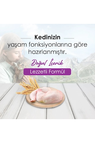 Mercy Tavuklu Kısırlaştırılmış Yetişkin Kedi Maması 10 KG