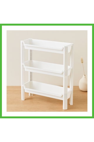 Vaveni 3 Katlı Sepet Organizer Raf Ünitesi 465x145x500 Mm Arz Çok Renkli