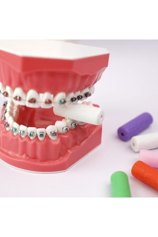 Diş Hizalayıcı Chewies Hizalayıcılar Tepsi Koltukları İçin 2 Adet Diş Çiğneme Hizalayıcıları