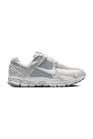 Nike Bowerman Zoom Vomero 5 Leather Womens Sneaker Hakiki Deri Reflektörlü Kadın Günlük Spor Ayakkabı Gri Gri