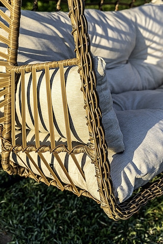 Btk Concept Legend Çift Kişilik Rattan Salıncak Kahverengi