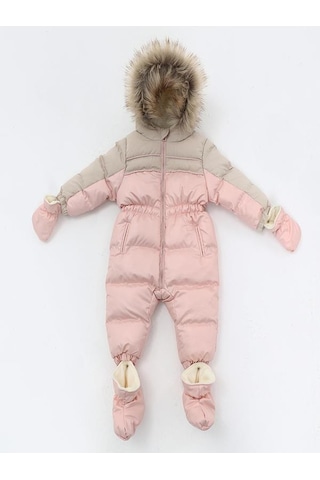 Benittokids Kız Bebek Astronot Tulum Pembe