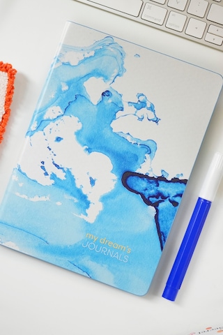 Victoria's Journals Smyth Art Esnek Kapak Vegan Deri Defter .a5 192 Sayfa, 80 Gr. Ivory, Kenar Renkli