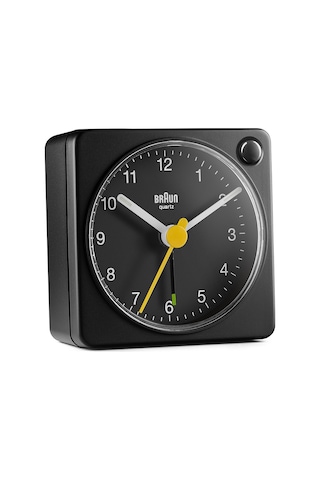 Braun Bc02xb Siyah Klasik Seyahat Analaog Alarmlı Masa Saati Brn.bc02xb