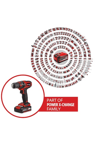 Einhell Akülü Vidalama TC-CD 18/35 Li (1x2,0 Ah) 4514229 | 2,0 Ah akü ve şarj cihazı