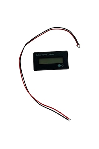 Lcd Batarya Kapasite / Voltaj Göstergesi 12-84v Lion / Lifepo4 / Akü İçin Mavi Led - Tek Renk